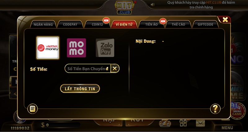 nạp tiền hitclub